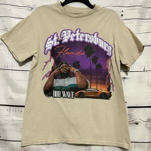 Rod Wave | Rod Wave St Petersburg Florida Short Sleeve T Shirt Size Medium M